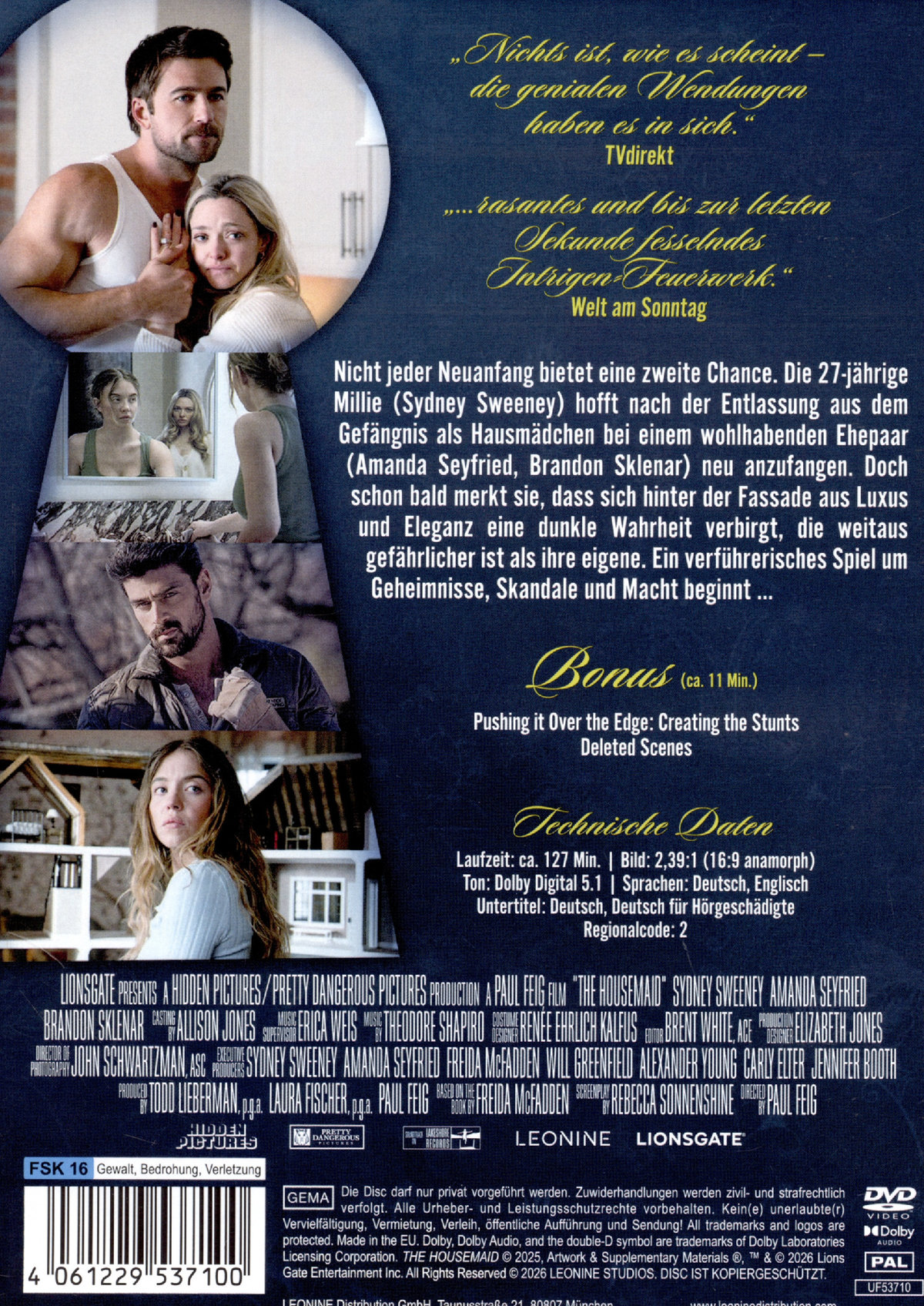 The Housemaid - Wenn sie wüsste  (DVD)