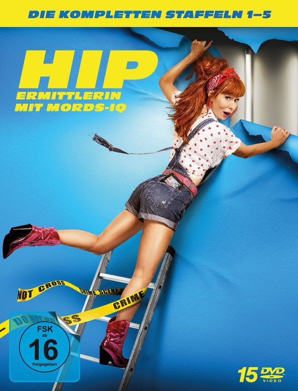 HIP: Ermittlerin mit Mords-IQ - Boxset Staffel 1 - 5 (Limitierte Fan-Edition inkl. Magnet-Sticker)  [15 DVDs]  (DVD)
