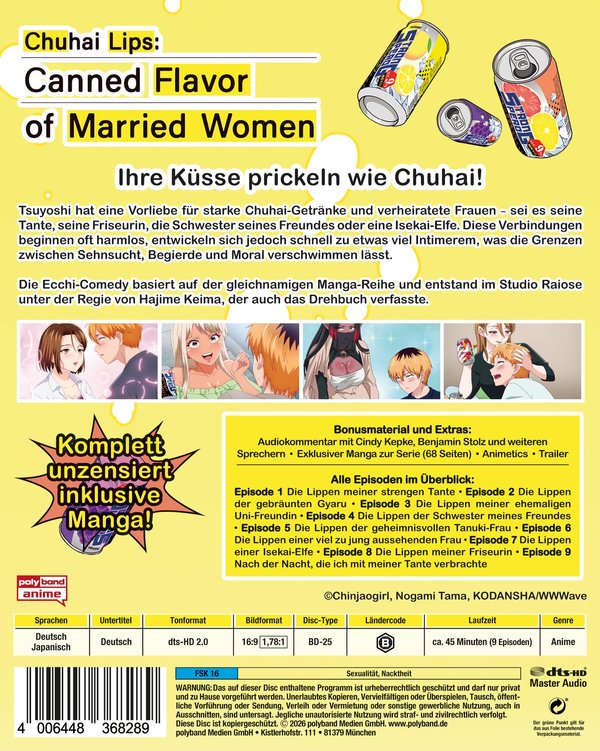 Chuhai Lips: Canned Flavor of Married Women - Die komplette Serie  (Blu-ray Disc)