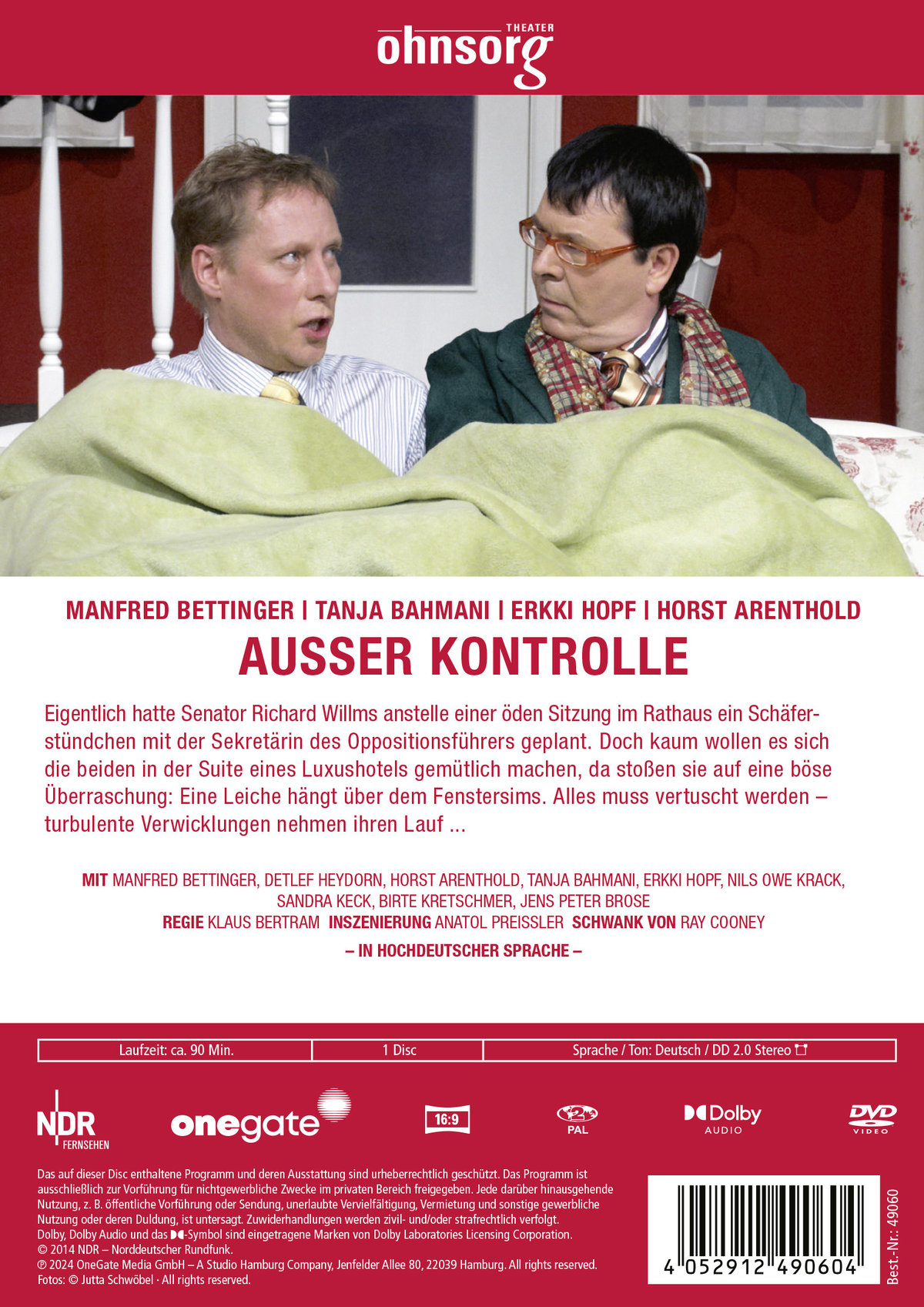 Ohnsorg-Theater Heute: Außer Kontrolle  (DVD)