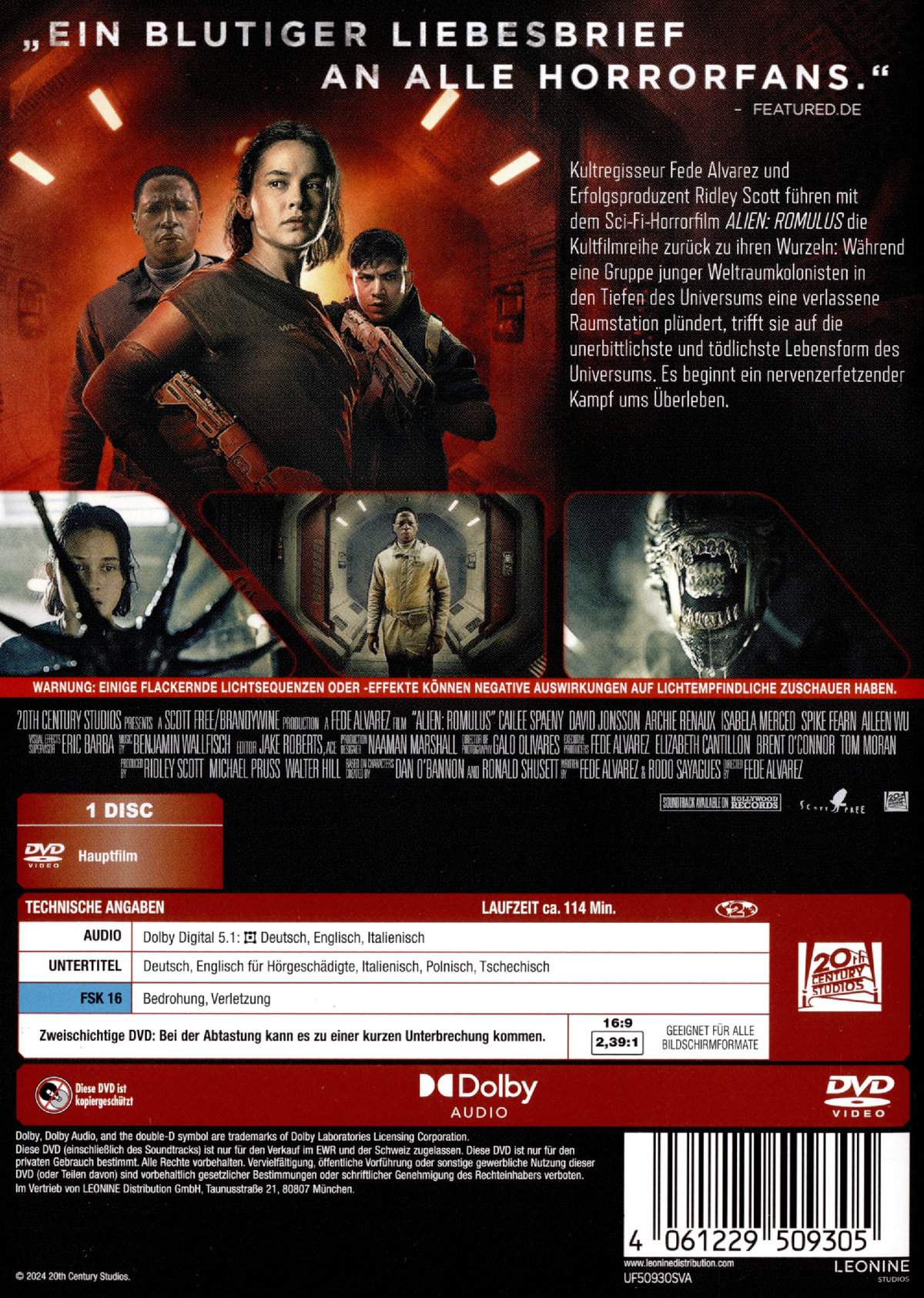 Alien - Romulus  (DVD)