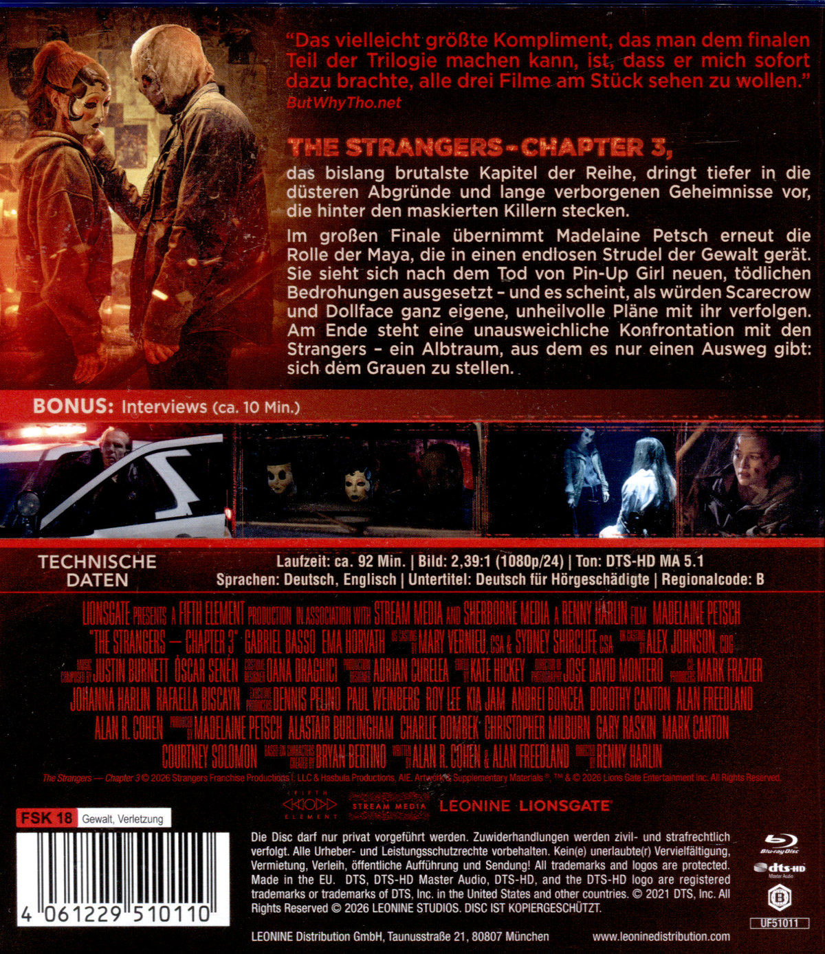 The Strangers - Chapter 3  (Blu-ray Disc)