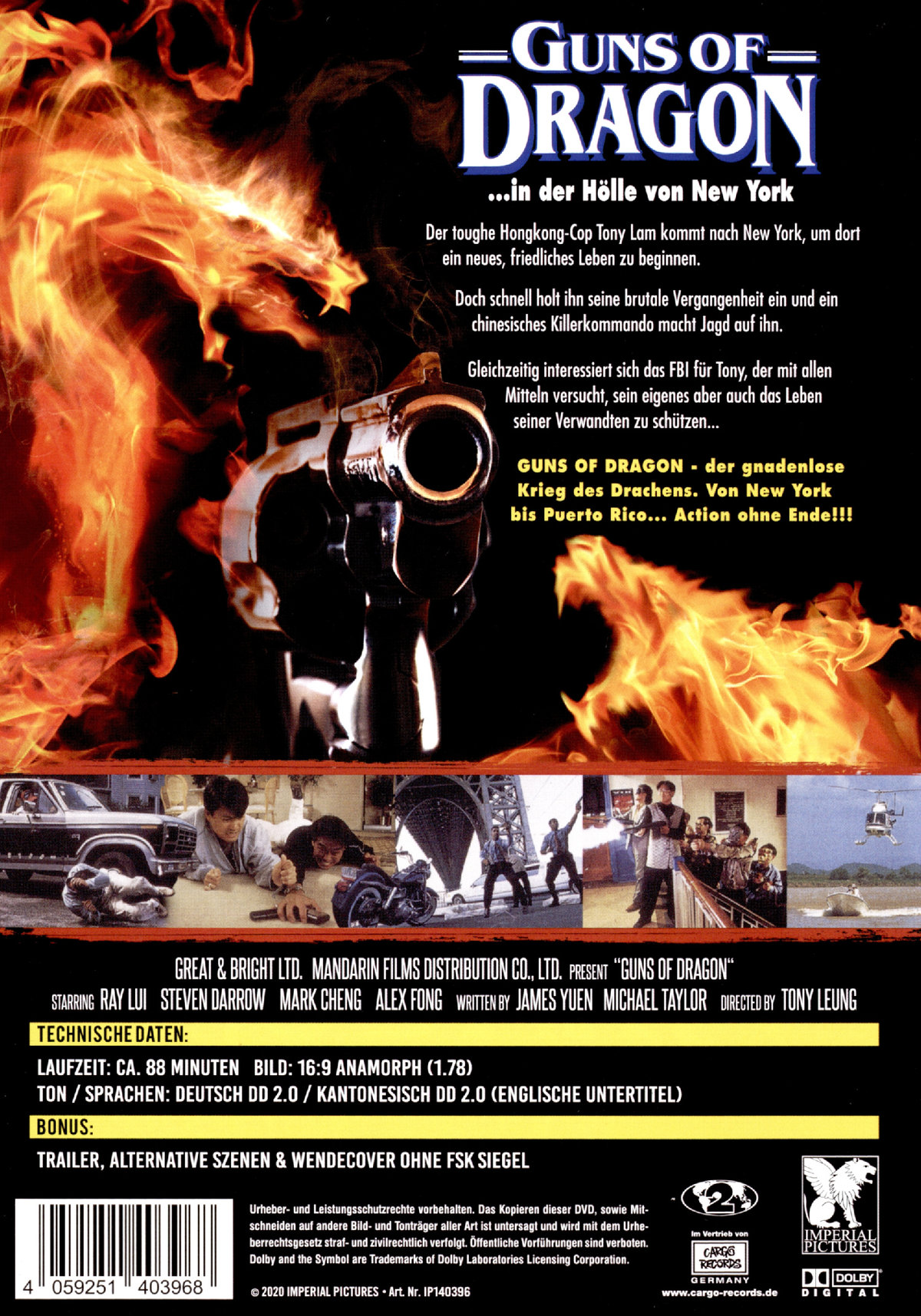 Guns of Dragon - In der Hölle von New York - Uncut Edition
