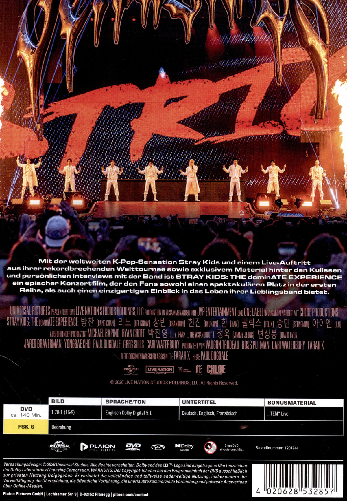 Stray Kids: The Dominate Experience  (DVD)