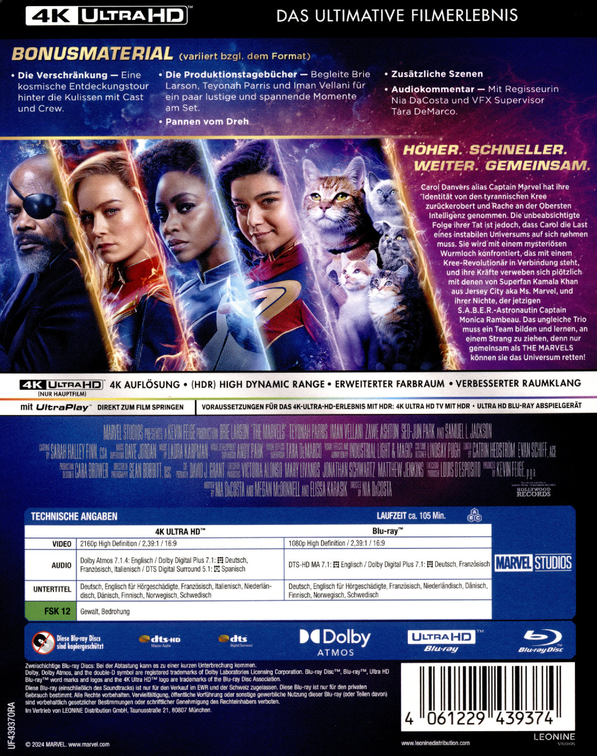 The Marvels - Steelbook  (4K Ultra HD) (+ Blu-ray)  (Blu-ray 4K Ultra HD)
