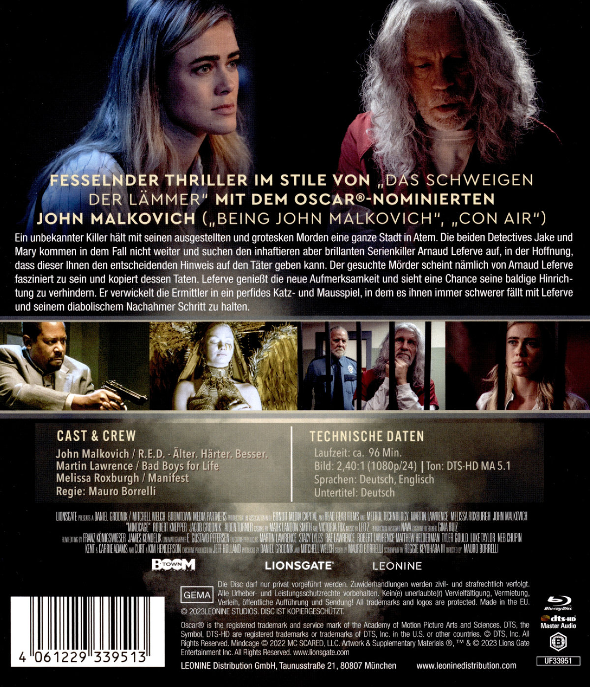 Mindcage (blu-ray)