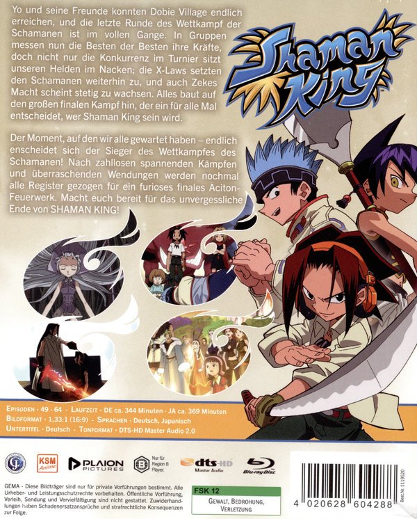 Shaman King: Volume 4 (Ep. 49-64)  [4 BRs]  (Blu-ray Disc)
