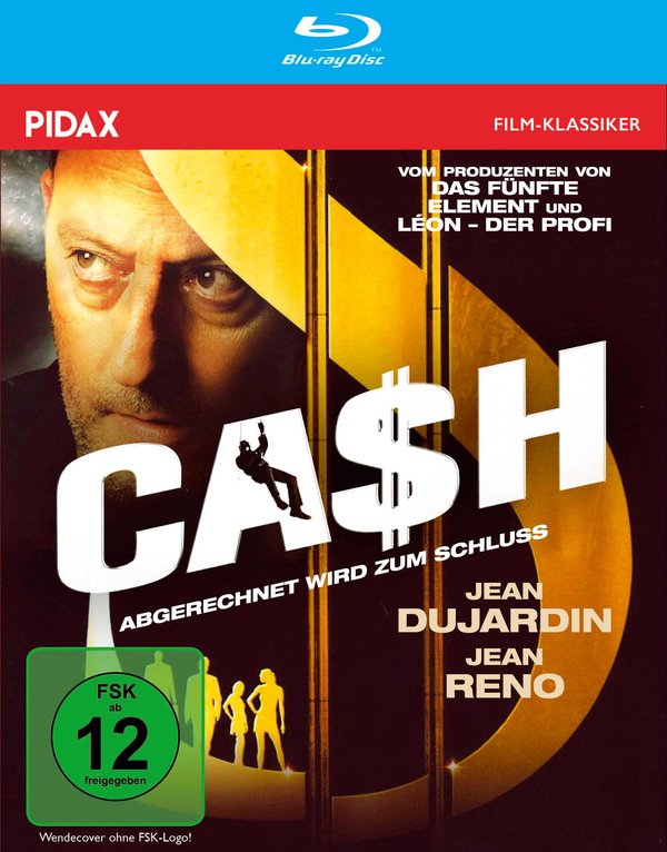 Cash - Abgerechnet wird zum Schluss / Brillante Gaunerkomödie mit Jean Dujardin und Jean Reno (Pidax Film-Klassiker)  (Blu-ray Disc)