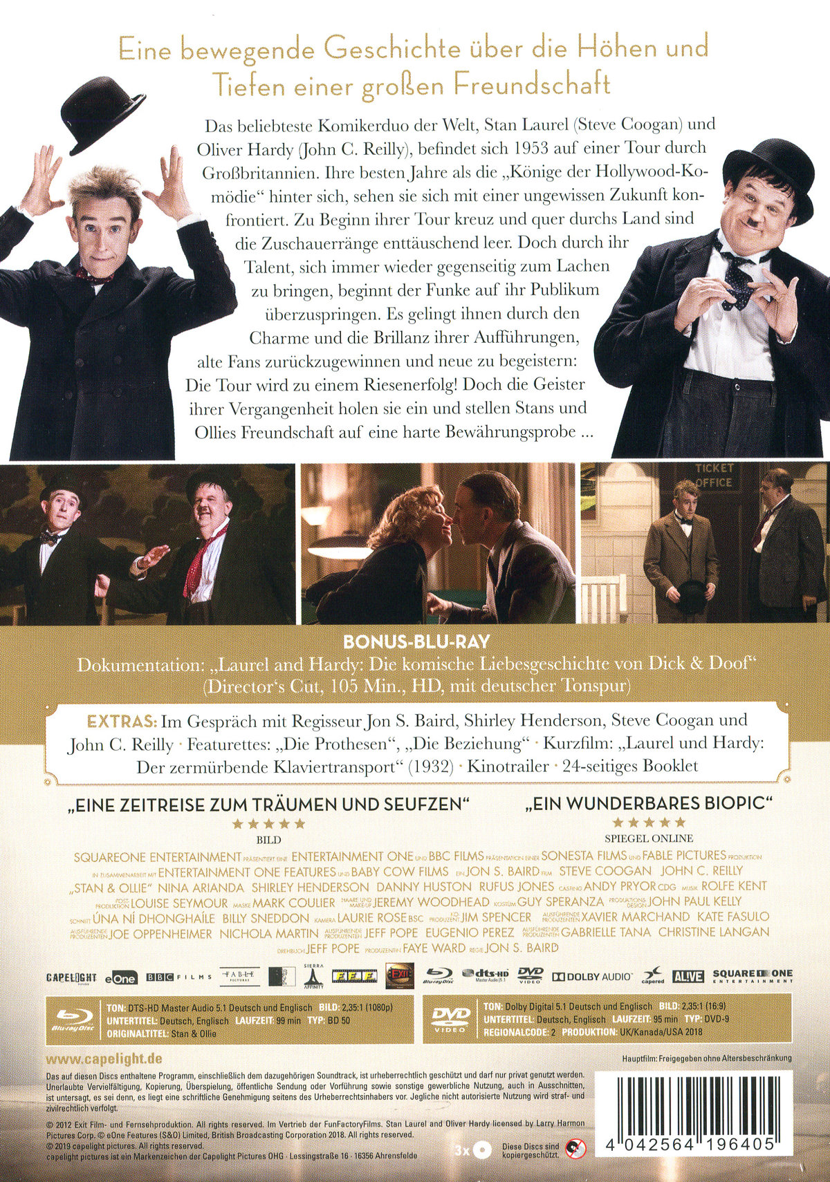 Stan & Ollie - Limited Mediabook Edition (DVD+blu-ray)