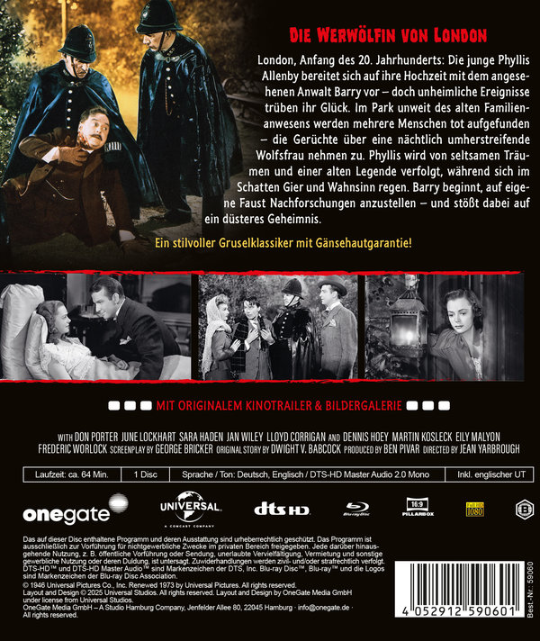 Die Werwölfin von London  (Blu-ray Disc)