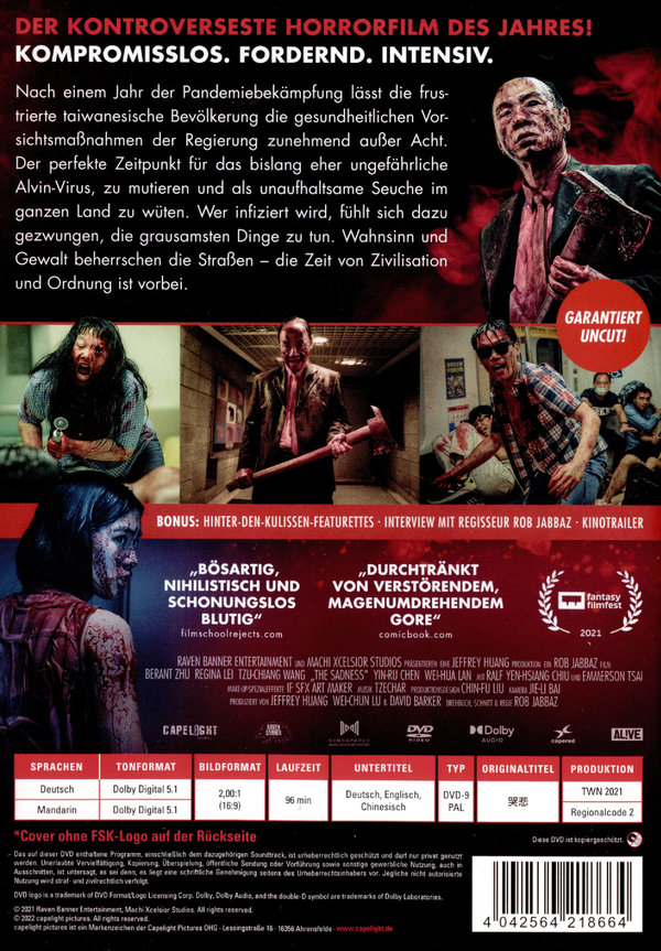 Sadness, The - Uncut Edition