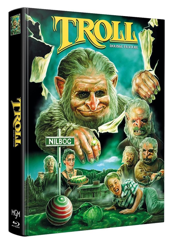Troll 1+2 - Double Feature - Uncut Mediabook Edition  (DVD+blu-ray)