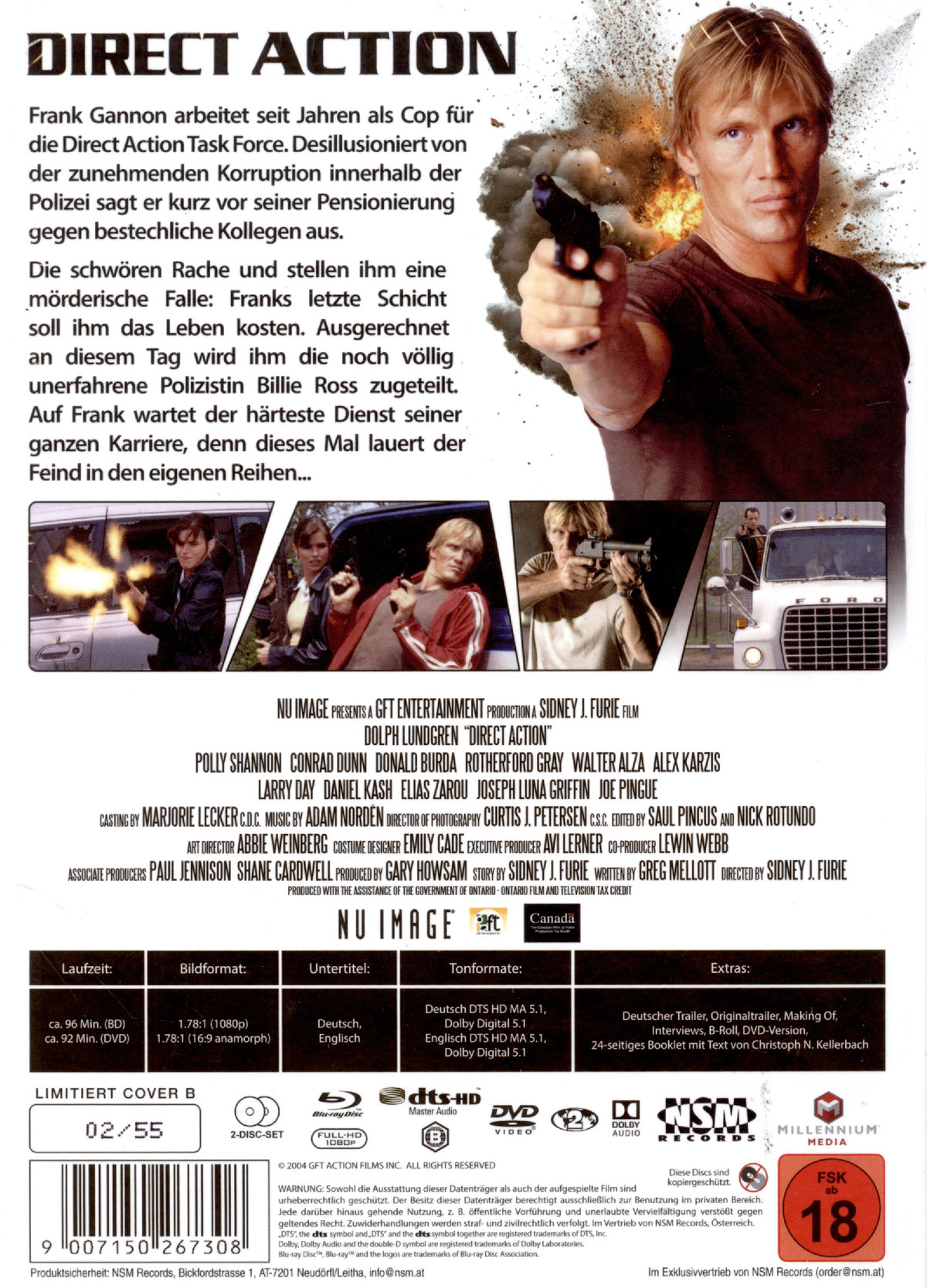 Direct Action - Uncut Mediabook Edition  (DVD+blu-ray) (B)