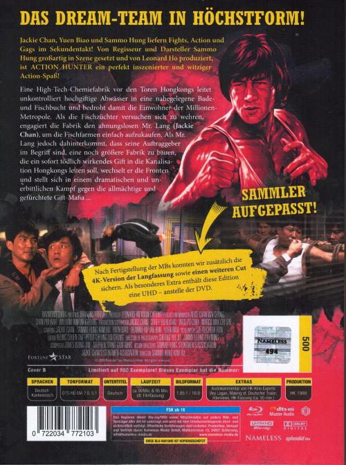 Action Hunter - Uncut Mediabook Edition  (4K Ultra HD+blu-ray) (B)