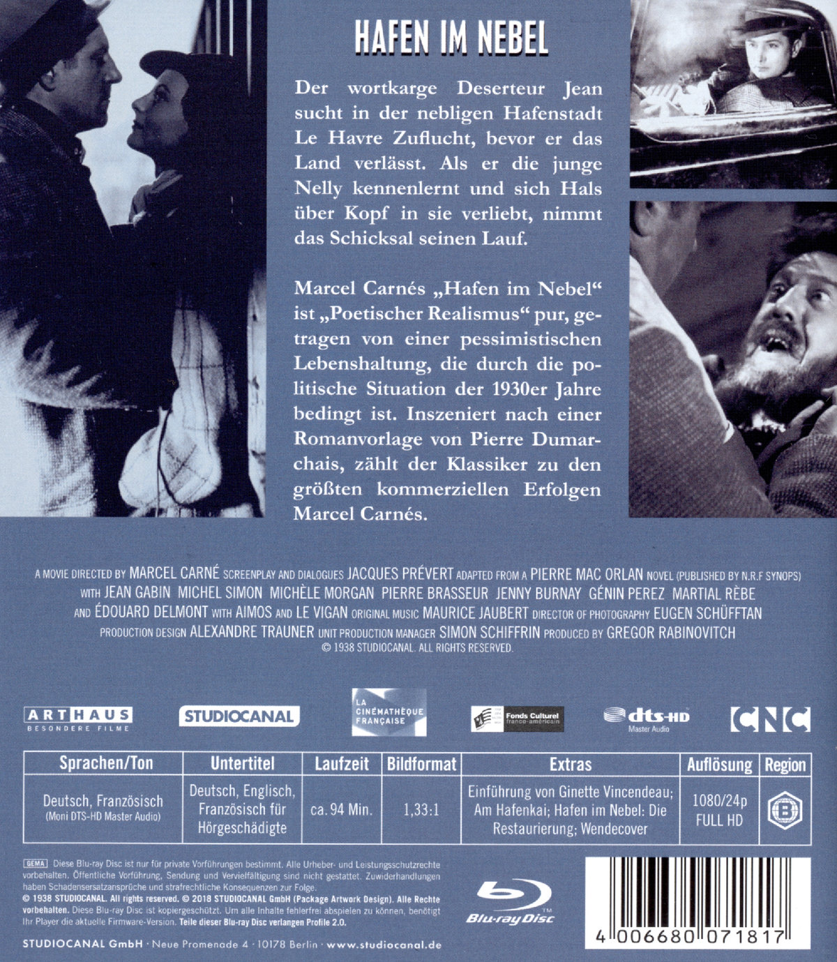 Hafen im Nebel  (Blu-ray Disc)
