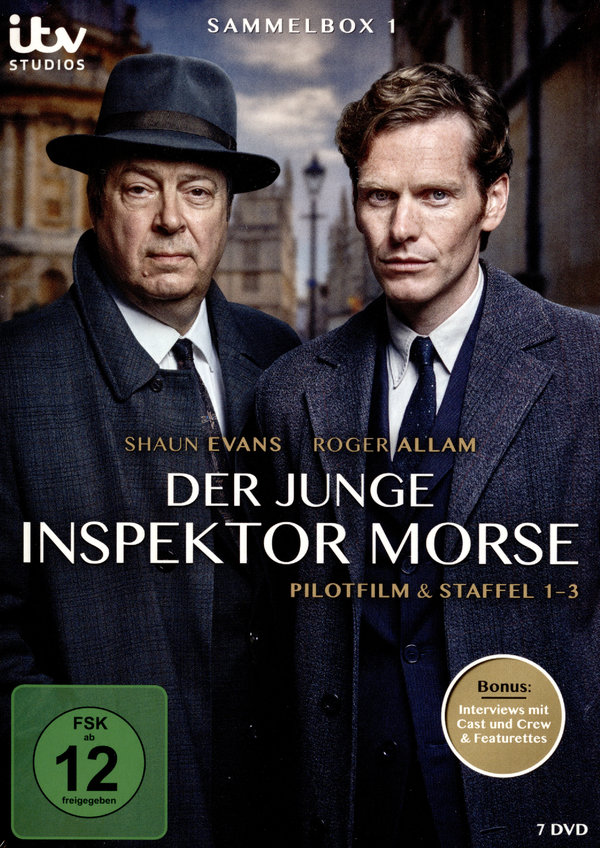 Der junge Inspektor Morse -  Staffelbox 1 - Staffel 1-3  [7 DVDs]  (DVD)
