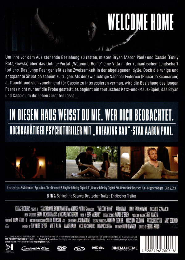 Welcome Home  (DVD)