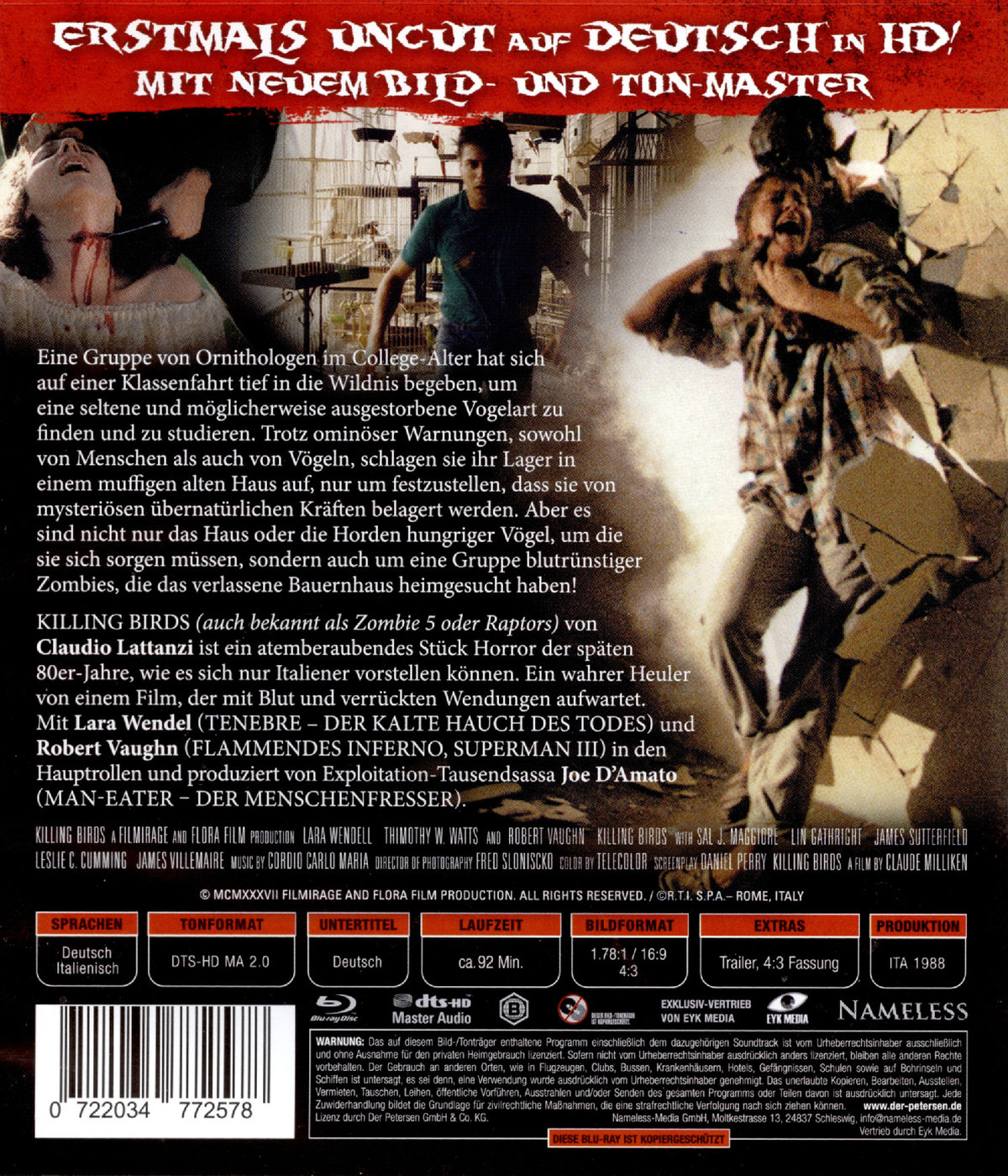 Killing Birds - Uncut Edition (blu-ray)