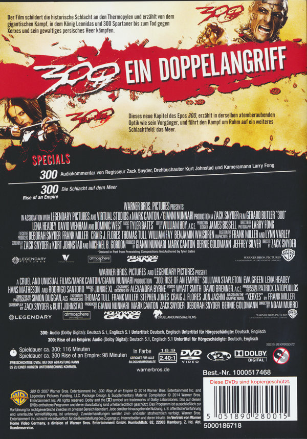 300 & 300 - Rise of an Empire  (DVD)