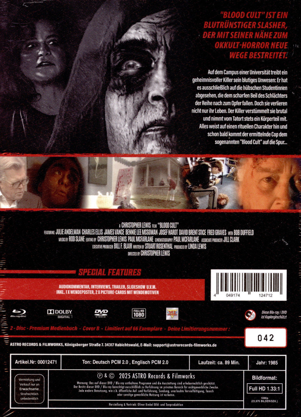 Blood Cult - Uncut Mediabook Edition  (blu-ray) (B)