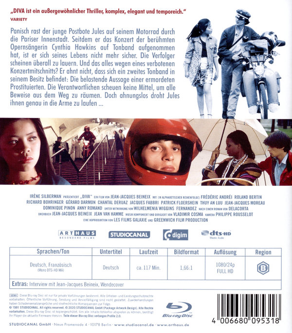 Diva  (Blu-ray Disc)