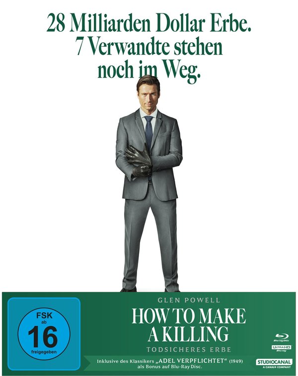How to Make a Killing: Todsicheres Erbe - Uncut Mediabook Edition  (4K Ultra HD+blu-ray)
