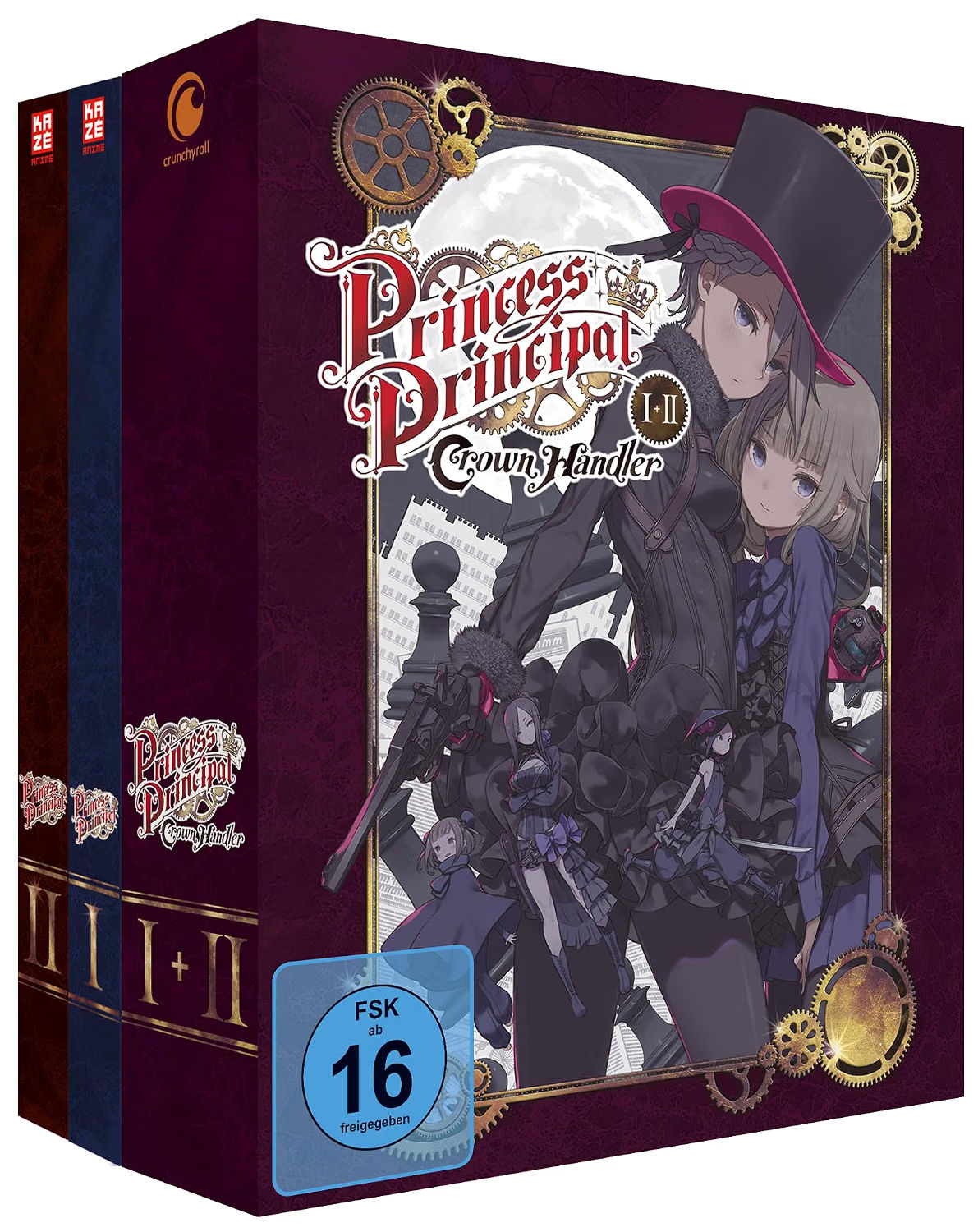 Princess Principal - Gesamtausgabe - Staffel 1 + OVAs  [3 DVDs]  (DVD)