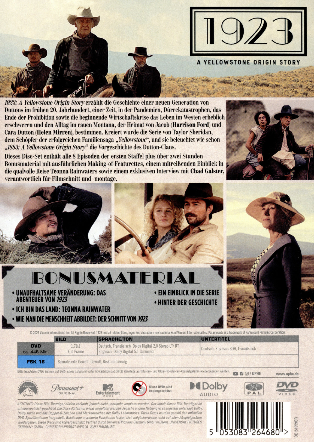 1923: A Yellowstone Origin Story - Staffel 1