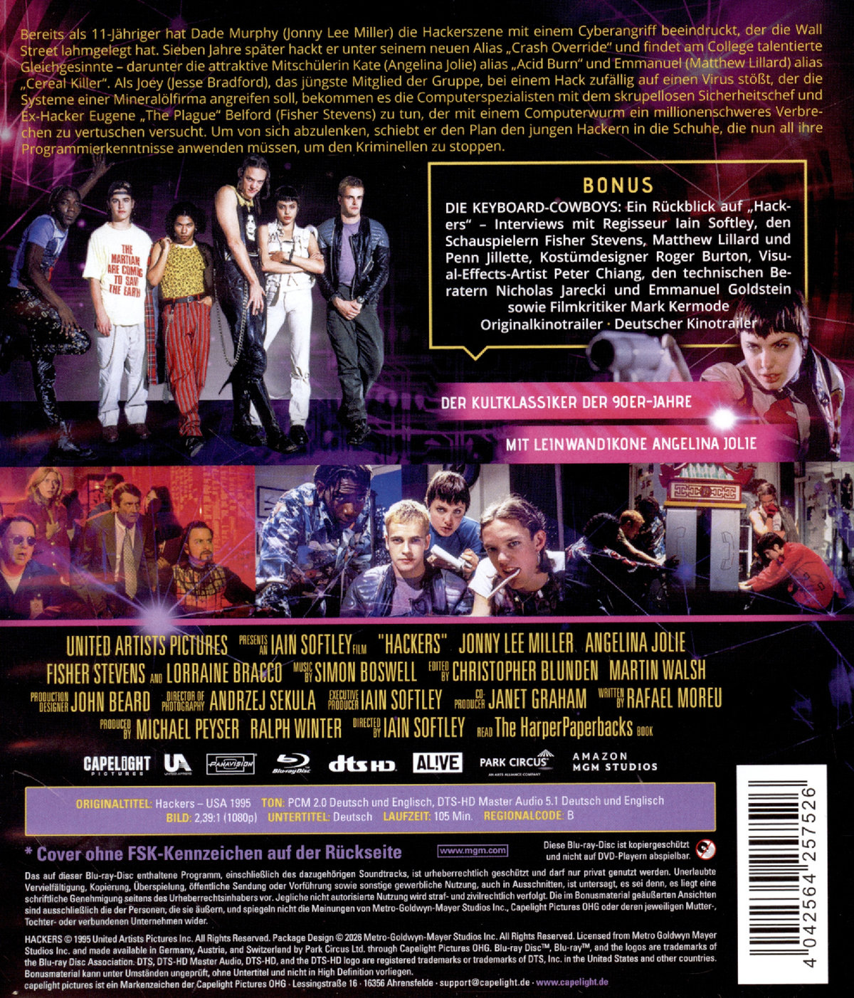 Hackers - Im Netz des FBI (4K remastered)  (Blu-ray Disc)