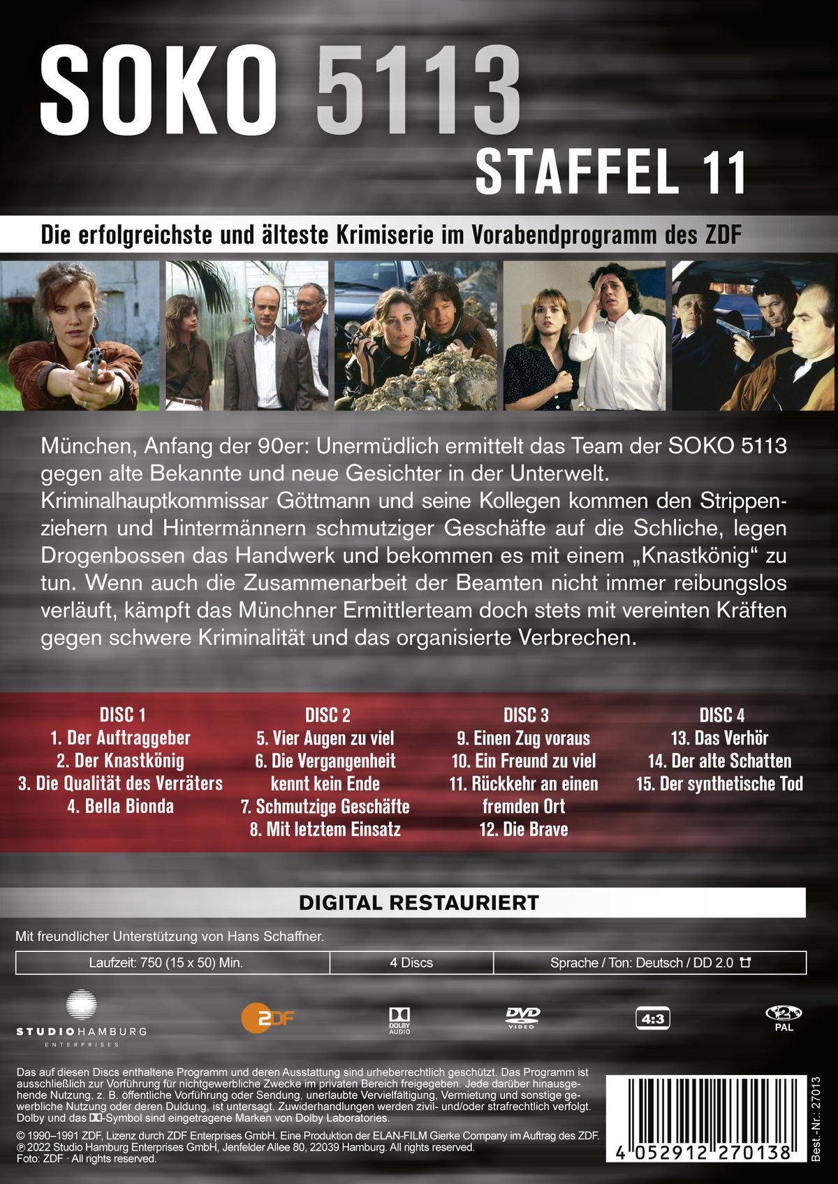 Soko 5113 - Staffel 11 [4 DVDs]  (DVD)