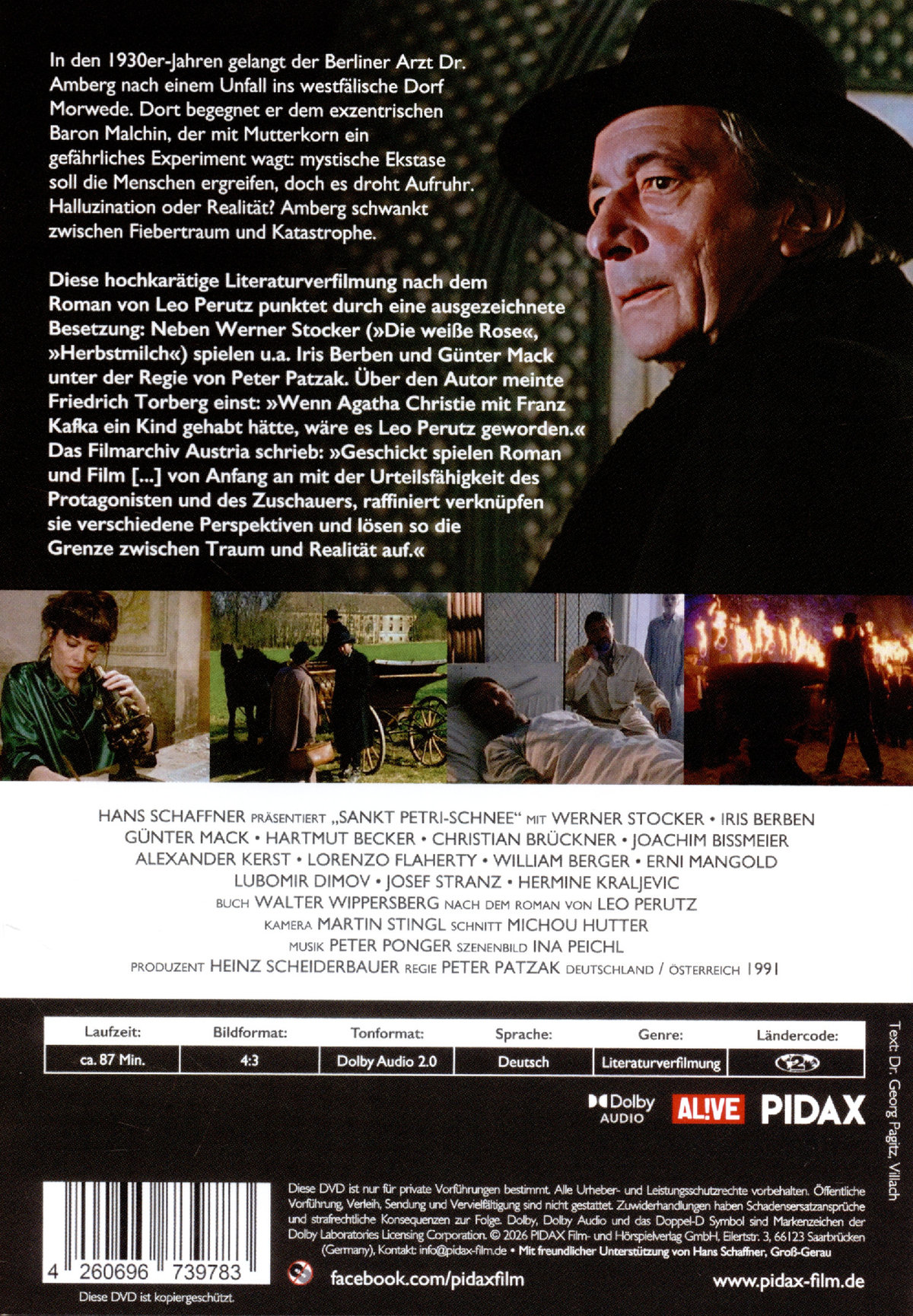 St. Petri Schnee / Hochkarätige Literaturverfilmung nach dem Roman von Leo Perutz (Pidax Arthouse)  (DVD)