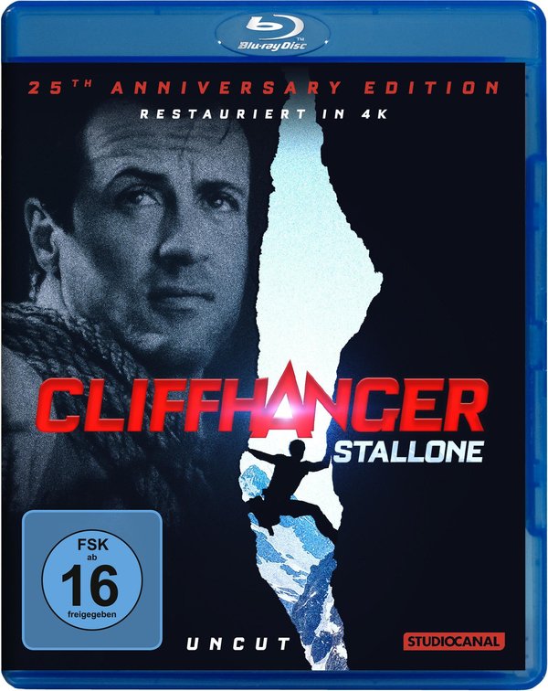 Cliffhanger - 25th Anniversary Edition (blu-ray)