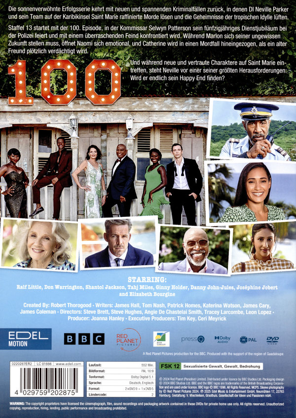 Death in Paradise - Staffel 13  [3 DVDs]  (DVD)