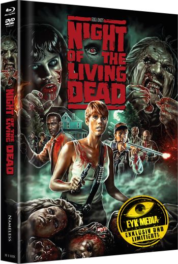 Night of the living Dead - Tom Savini - Uncut Mediabook Edition (DVD+blu-ray) (H)