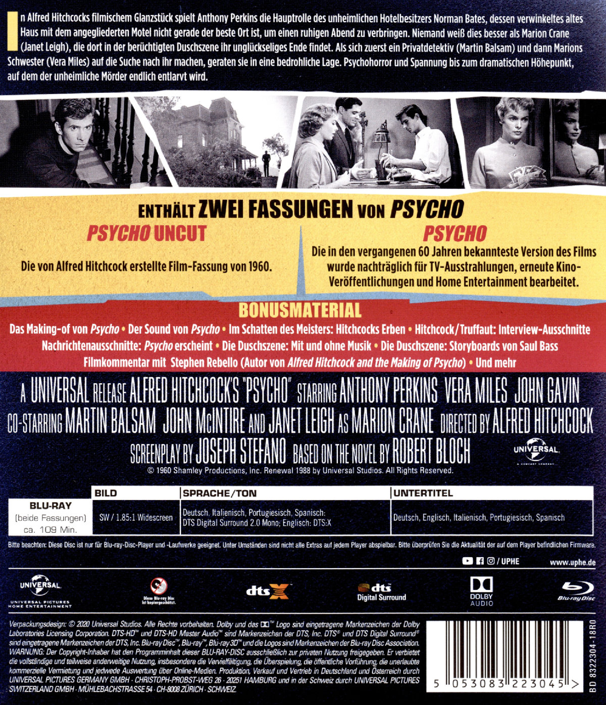 Psycho (blu-ray)