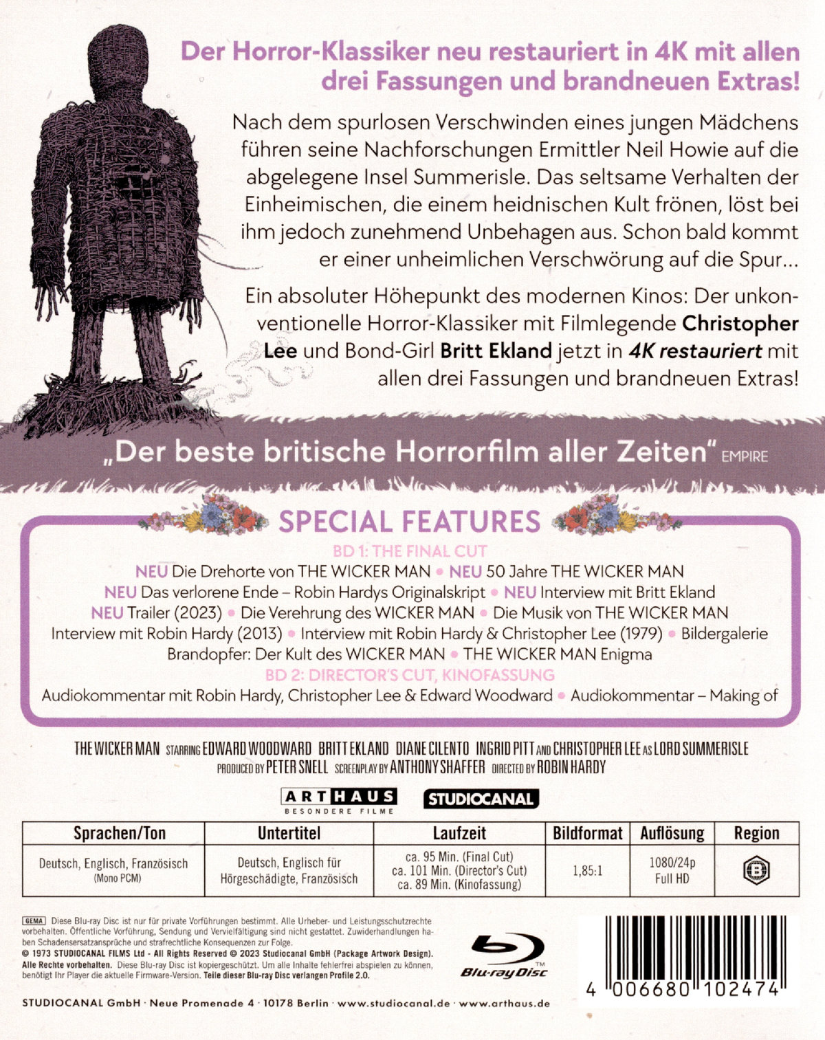 The Wicker Man  [2 BRs]  (Blu-ray Disc)