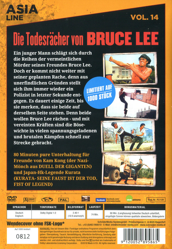 Todesrächer von Bruce Lee, Die - Asia Line