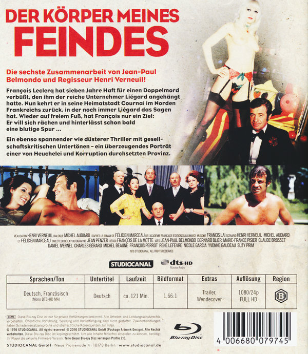 Der Körper meines Feindes  (Blu-ray Disc)