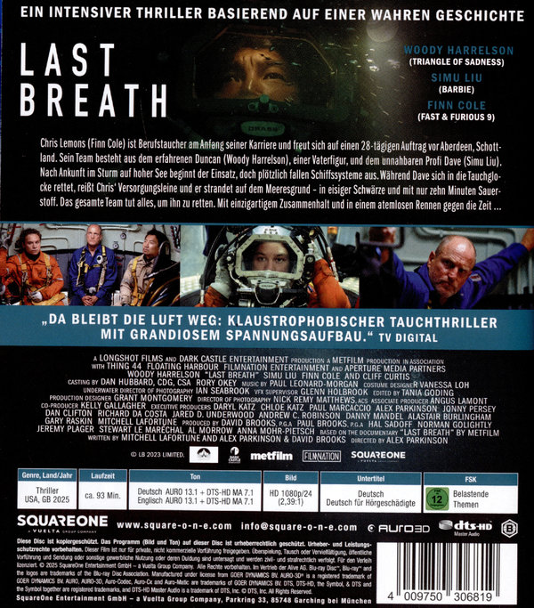 Last Breath - Jeder Atemzug zählt!  (Blu-ray Disc)
