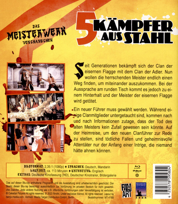 5 Kämpfer aus Stahl - Uncut Edition  (blu-ray)