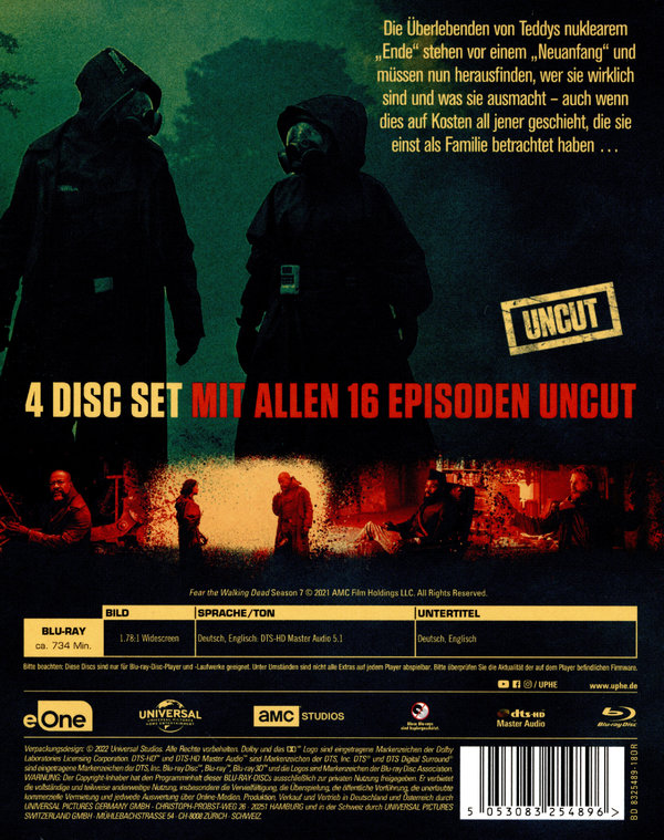 Fear The Walking Dead - Staffel 7 (blu-ray)