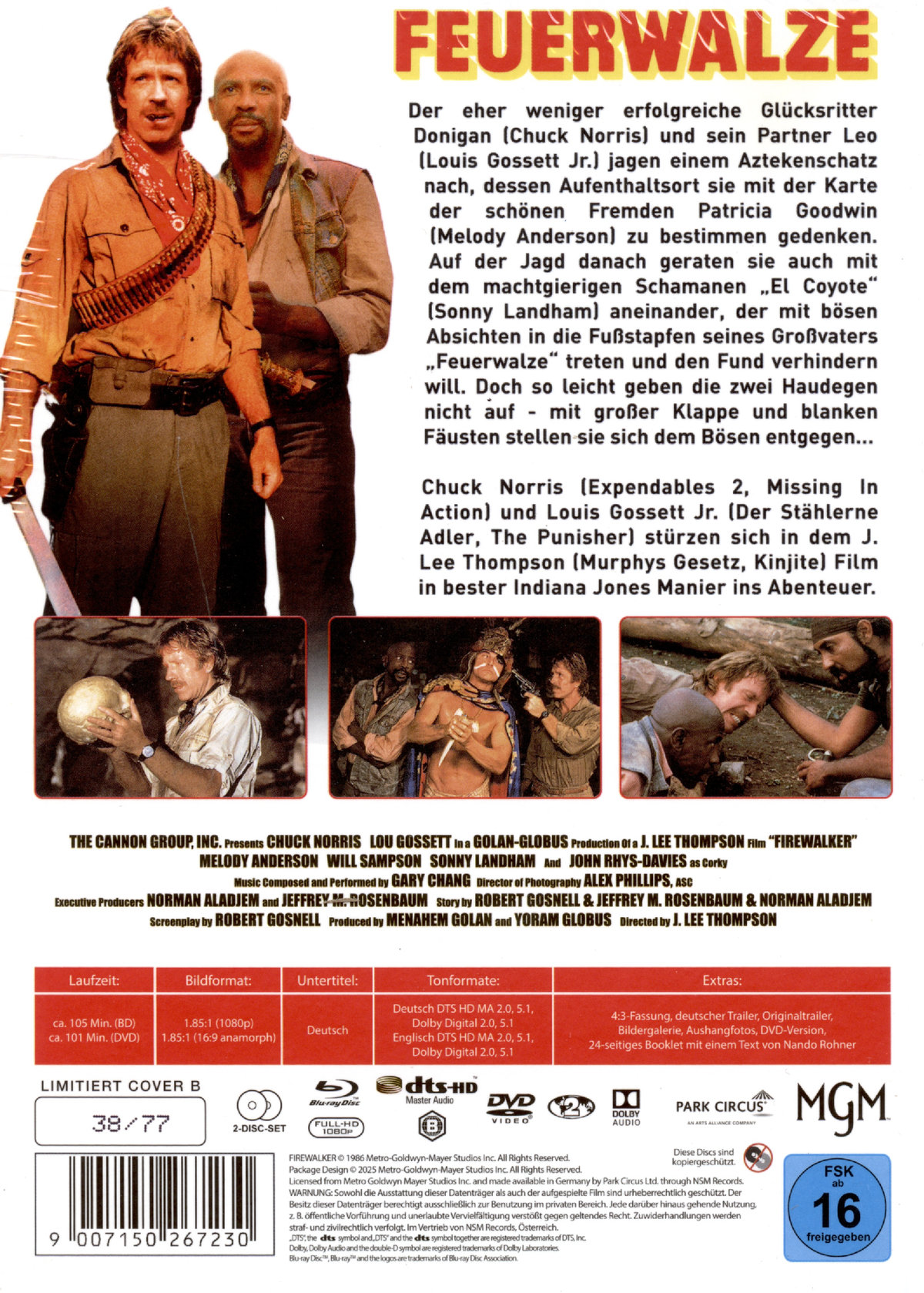 Feuerwalze - Uncut Remastered Mediabook Edition  (DVD+blu-ray) (B)
