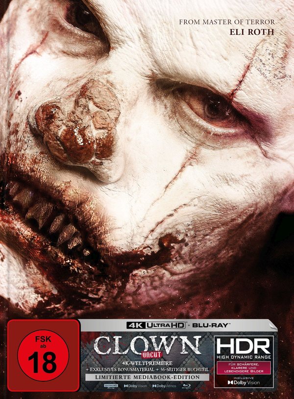 Clown - Uncut Mediabook Edition  (4K Ultra HD+blu-ray) (C)
