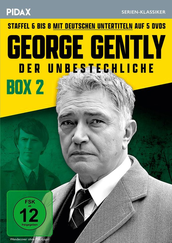 George Gently - Der Unbestechliche, Box 2 (Staffel 6 - 8) / Die komplette 6. bis 8. Staffel der Krimiserie der Kultkrimiserie mit deutschen Untertiteln (Pidax Serien-Klassiker)  [5 DVDs]  (DVD)