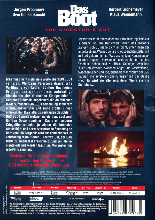 Boot, Das - Directors Cut