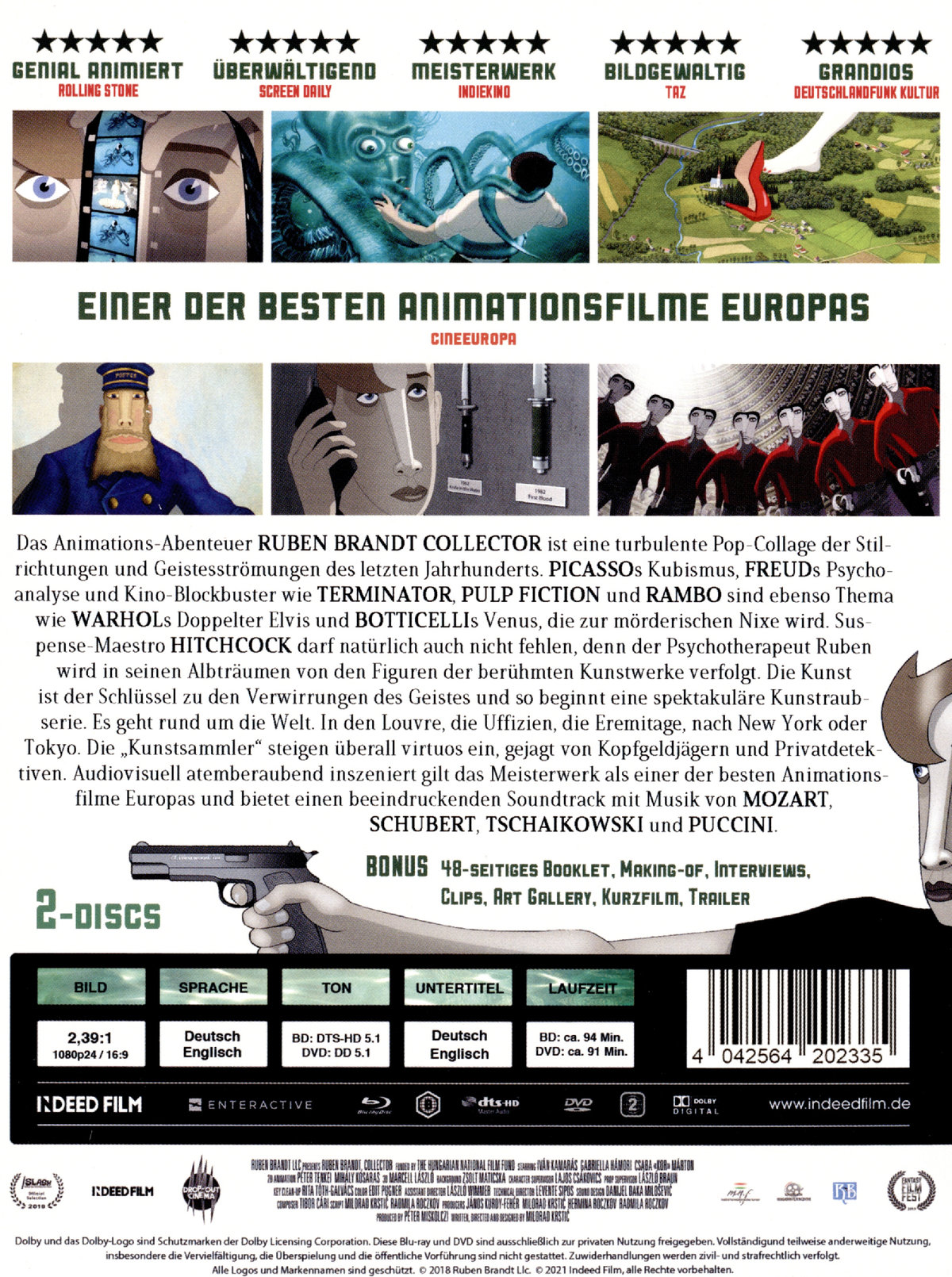 Ruben Brandt, Collector - Limited Mediabook Edition (DVD+blu-ray)