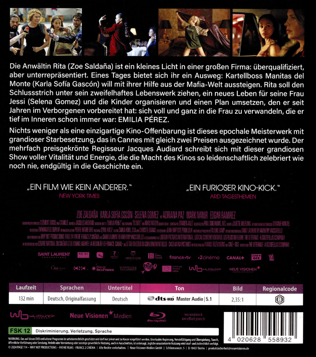 Emilia Pérez  (Blu-ray Disc)