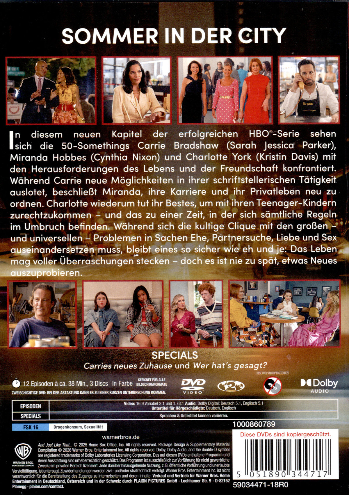 And Just Like That: Die komplette 3. Staffel  [3 DVDs]  (DVD)