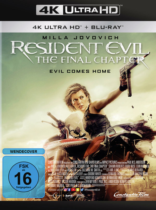 Resident Evil: The Final Chapter (4K Ultra HD)