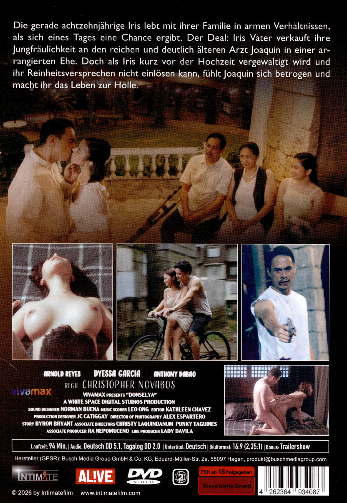 Jungfrau, 18 - Verkauft vom eigenen Vater  (DVD)